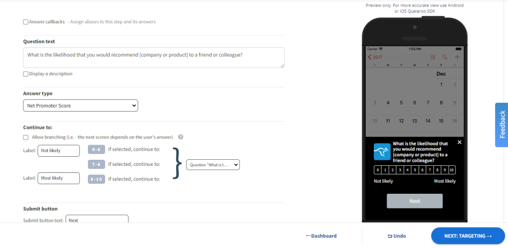 Customize your surveys